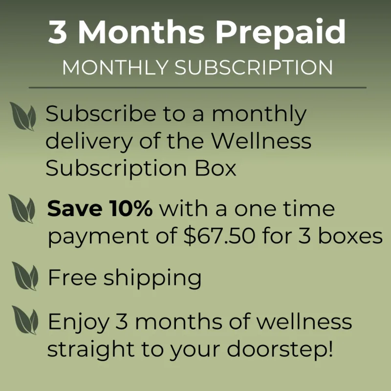 Wellness Tea-prenumerationsbox