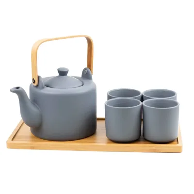 Ceramic Tea Set For 4