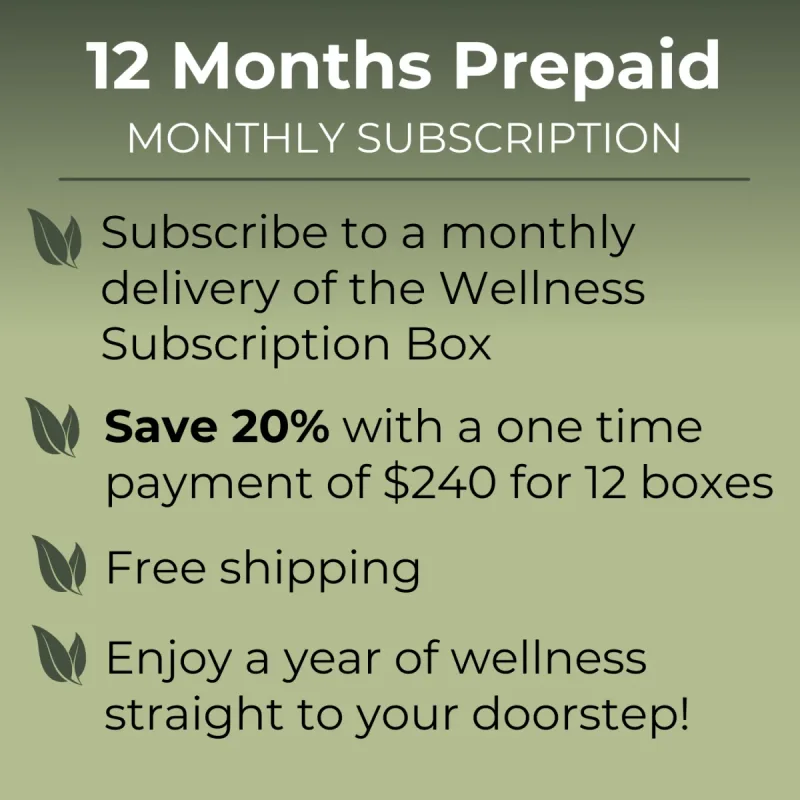 Wellness Tea-prenumerationsbox