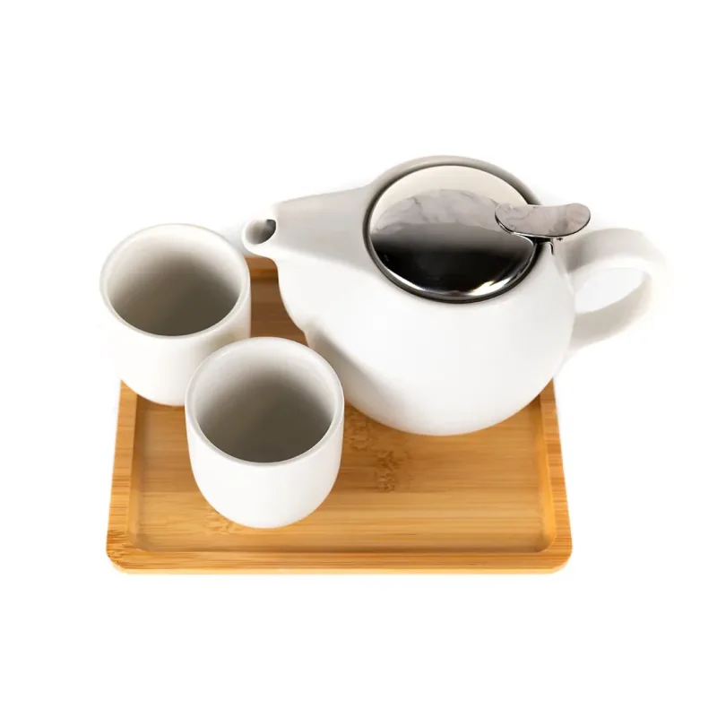 Set de té de cerámica mate (varios colores)