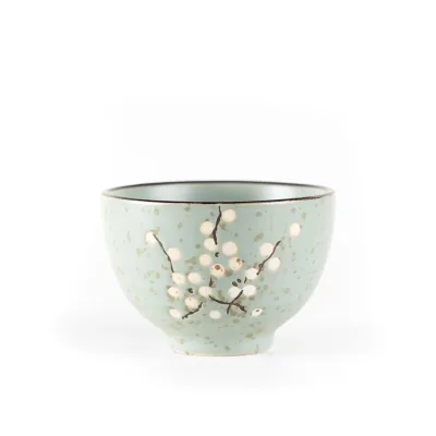 Jade Blossom Ceramic Tea Set