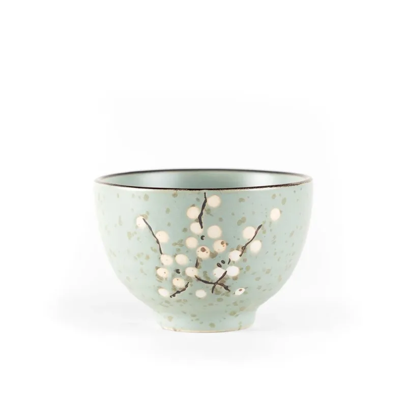 Jade Blossom Ceramic Tea Set