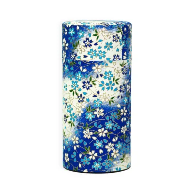 Japanese Tea Canister - Flowers