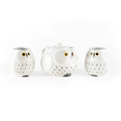 Owl's Brew Ceramic Tea Set