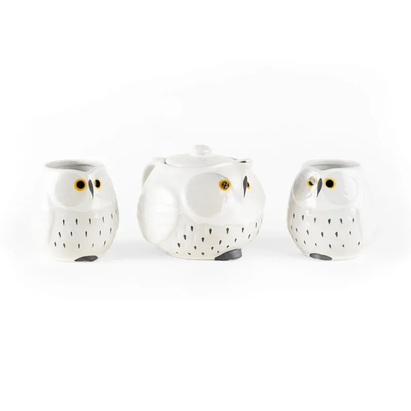 Owl's Brew Ceramic Tea Set