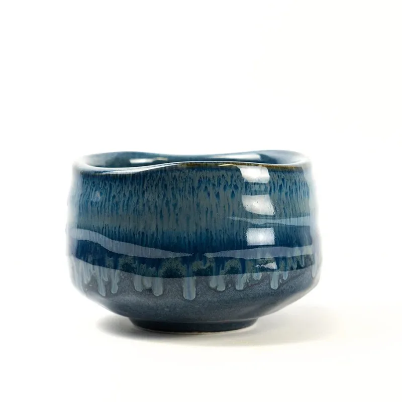Blue Decorative Matcha Bowl