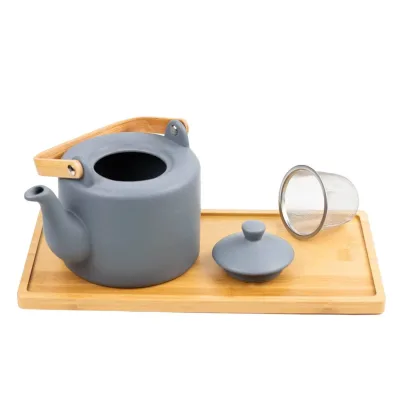 Ceramic Tea Set For 4